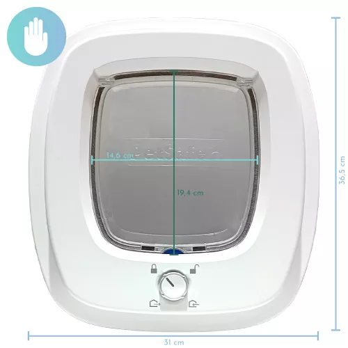 dimensions chatière gros chat