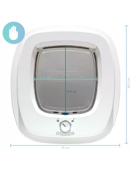 dimensions chatière gros chat