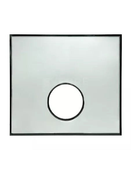 Double vitrage sur-mesure avec trou rond pour chatière Double vitrage sur-mesure avec trou rond pour chatière
