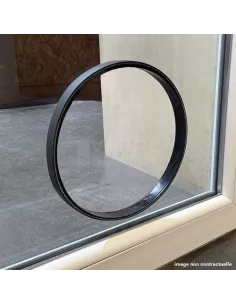 Double vitrage feuilleté sur-mesure avec trou pour chatière 2