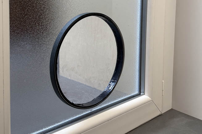 Photo double vitrage avec trou rond