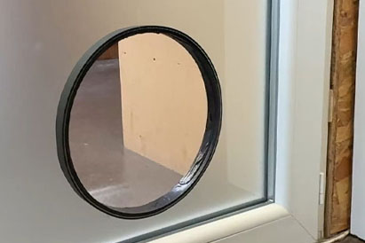 double vitrage d&eacute;poli acide